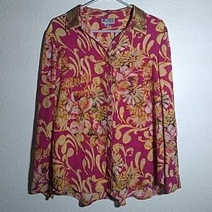 FINAL MARKDOWN Ladies' JM Collection Button Down LS Blouse 12